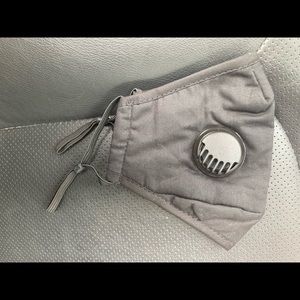 Black Face Mask Washable with Extra Filter